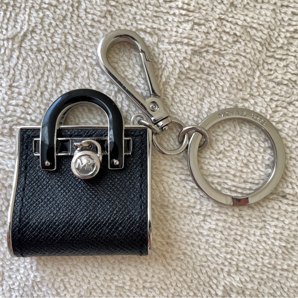 Michael Kors✨Black Mini Bag Keychain